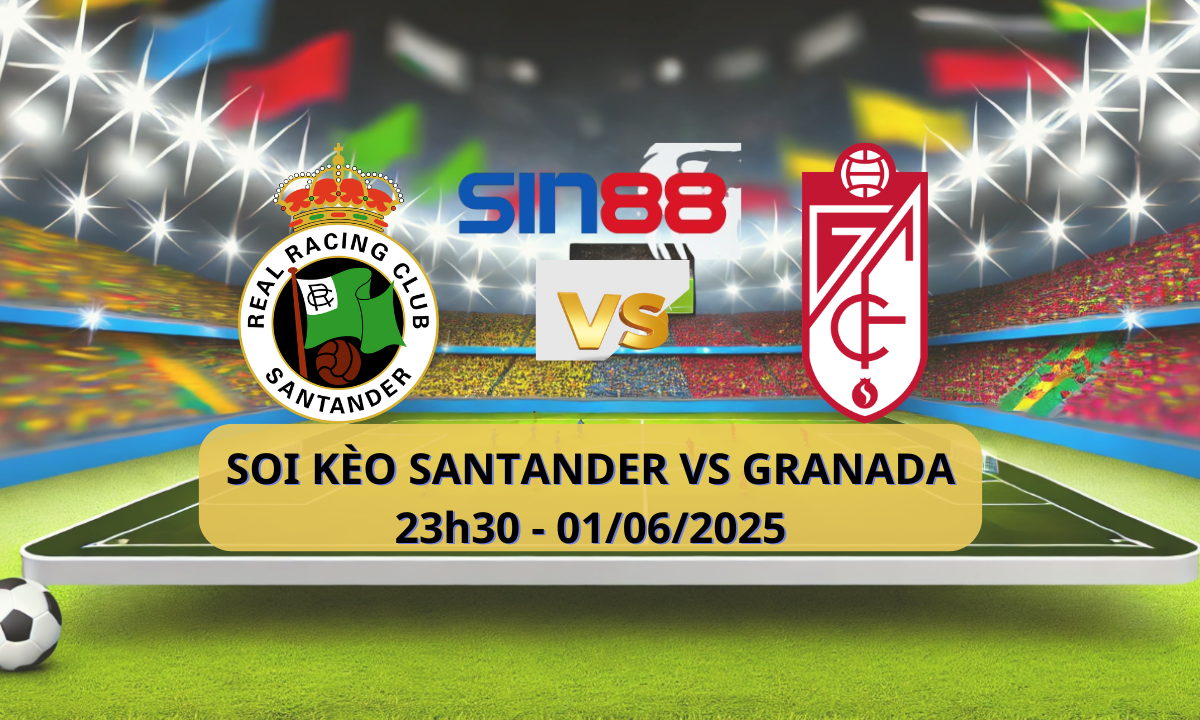 Trận đấu La Liga 2 giữa Racing Santander và Granada CF